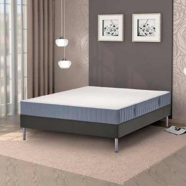 Кровать Ikea Lyngor/Vesteroy/Bjorli Extra 180 x 200 см / Массив / Серый photo 9