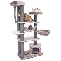 Когтеточка для кошек Petrebels Lucky Bastards Scenic View 175  / Напольная / Capucino