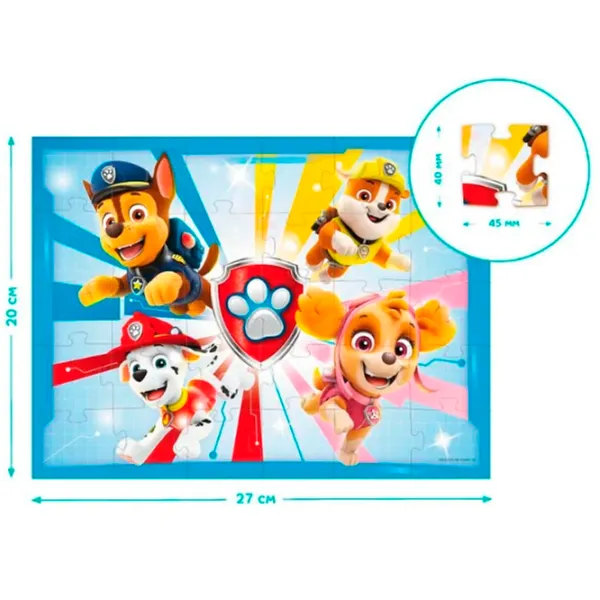 Пазл 2D DoDo Paw Patrol 3+/ Количество деталей: 30 photo 2 Пазл 2D DoDo Paw Patrol 3+/ Количество деталей: 30 photo 2