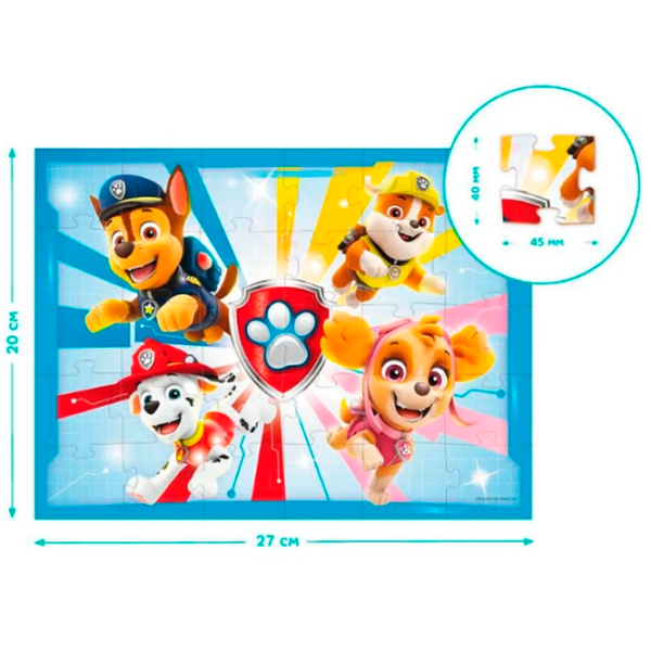 Пазл 2D DoDo Paw Patrol 3+/ Количество деталей: 30 photo 2 Пазл 2D DoDo Paw Patrol 3+/ Количество деталей: 30 photo 2