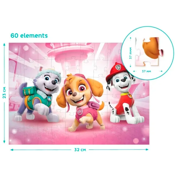 Пазл 2D DoDo Skye and Marshall 3+/ Количество деталей: 60 photo 3 Пазл 2D DoDo Skye and Marshall 3+/ Количество деталей: 60 photo 3