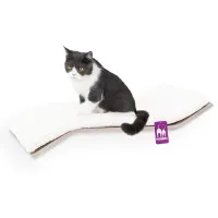 Когтеточка для кошек Petrebels Wall of Rebels Wave  / На стене / Старый серый