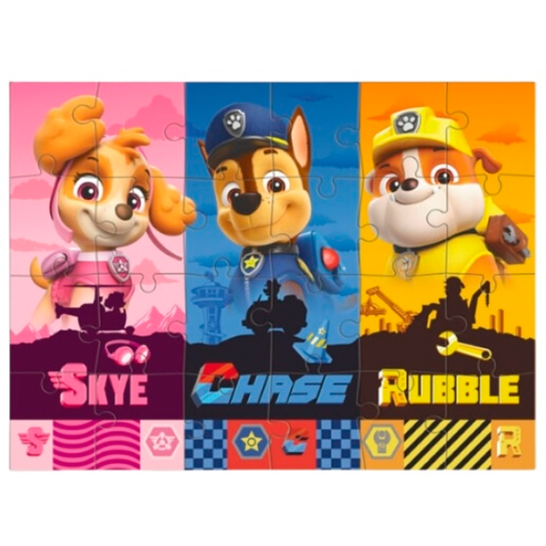 Пазл 2D DoDo Paw Patrol 2in1 3+/ Количество деталей: 60 photo 2 Пазл 2D DoDo Paw Patrol 2in1 3+/ Количество деталей: 60 photo 2
