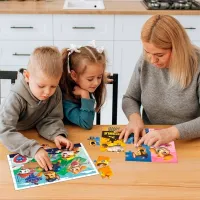 Puzzle 2D DoDo Paw Patrol 2in1 3+/ Numărul de piese: 60 photo 3