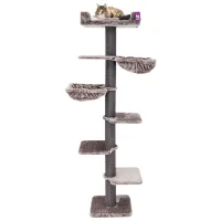 Когтеточка для кошек Petrebels Kings & Queens Alexis  / Напольная / Cappuccino