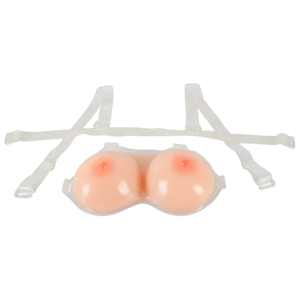 Бюстгальтер с сиськами Cottelli Silicone Breasts with Straps Светлая кожа photo 2