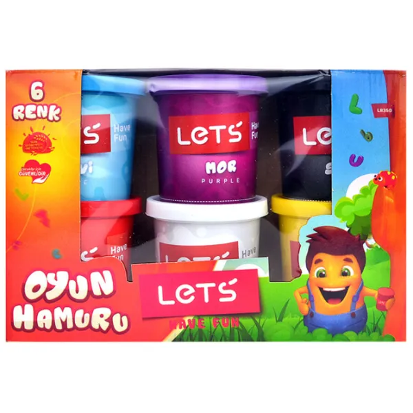 Set de plastilină Lets 40673 Multicolor / 3+ photo 1 Set de plastilină Lets 40673 Multicolor / 3+ photo 1