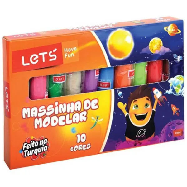 Set de plastilină Lets L8110 Multicolor / 3+ photo 1 Set de plastilină Lets L8110 Multicolor / 3+ photo 1