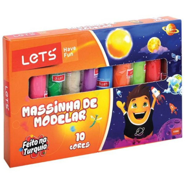 Set de plastilină Lets L8110 Multicolor / 3+ photo 1 Set de plastilină Lets L8110 Multicolor / 3+ photo 1