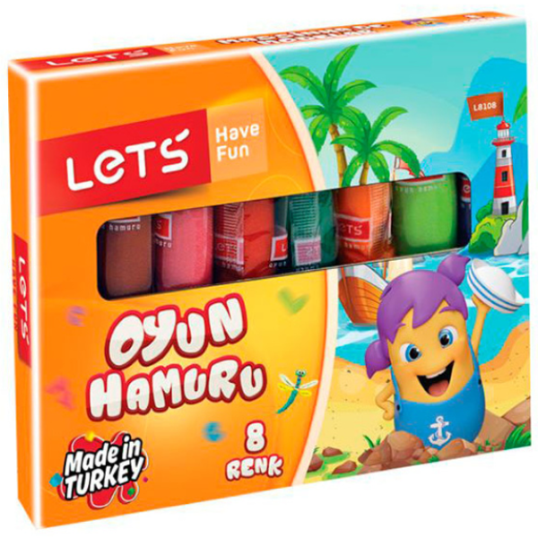 Set de plastilină Lets 40653 Multicolor / 3+ photo 1 Set de plastilină Lets 40653 Multicolor / 3+ photo 1
