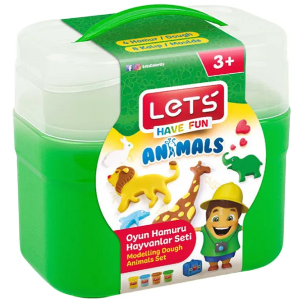 Set de plastilină Lets 44859 Multicolor / 3+ photo 1 Set de plastilină Lets 44859 Multicolor / 3+ photo 1