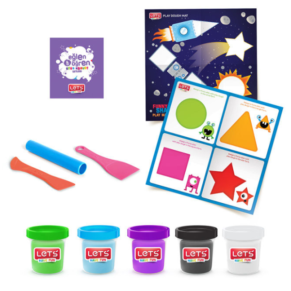 Set de plastilină Lets 40638 Multicolor / 3+ photo 2 Set de plastilină Lets 40638 Multicolor / 3+ photo 2