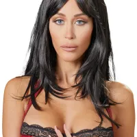 Perucă Cottelli Wig Long Black photo 2