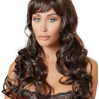Perucă Cottelli Wig Long Dark Brown photo 3