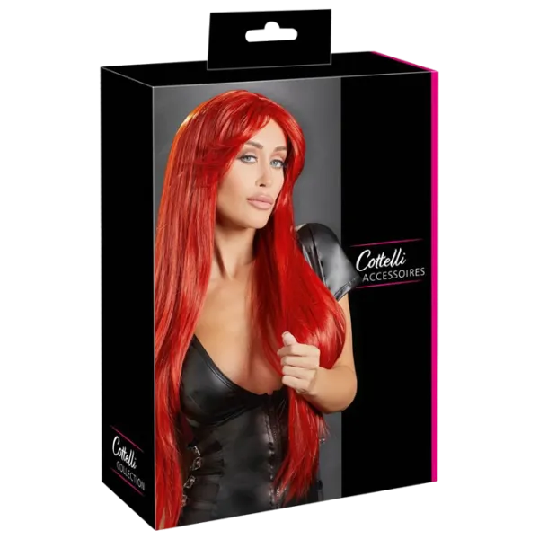 Парик Cottelli Wig Long Прямой Красный photo 1 Парик Cottelli Wig Long Прямой Красный photo 1