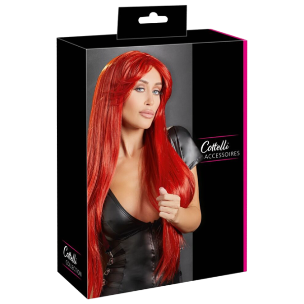 Парик Cottelli Wig Long Прямой Красный photo 1 Парик Cottelli Wig Long Прямой Красный photo 1