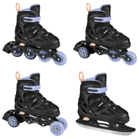 Role Spokey Quattro 4in1 (943431) Pentru băieți / / Black