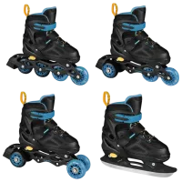 Role Spokey Quattro 4in1 (943434) Pentru băieți / / Black