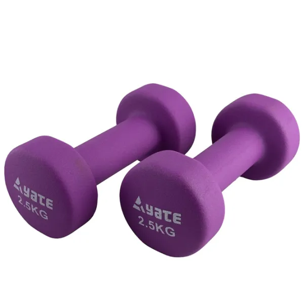 Набор гантелей Yate Neoprene Coated Dumbbells 5 кг / Количество в наборе - 2 photo 1