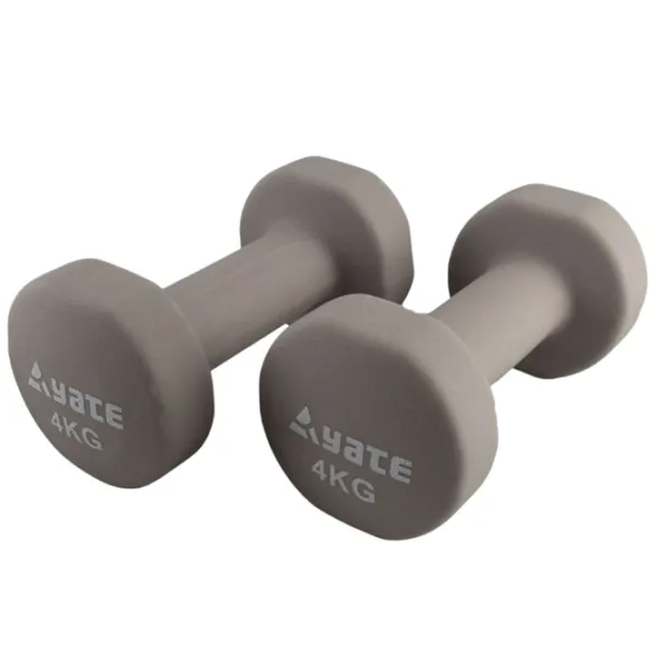 Набор гантелей Yate Neoprene Coated Dumbbells 8 кг / Количество в наборе - 2 photo 1