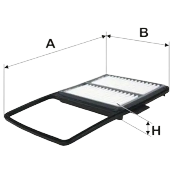 Filtru de aer Wix Filters WA9629 WX-WA9629 photo 1