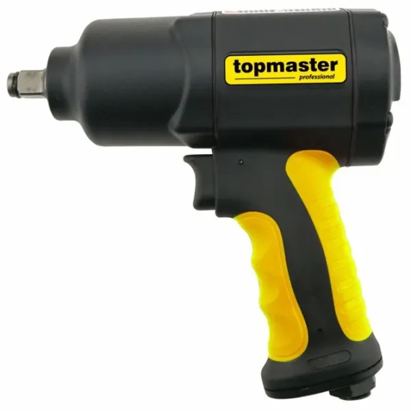 Пневматический ударный гайковерт Topmaster 344104  6.3 бар / Черный photo 1 Пневматический ударный гайковерт Topmaster 344104  6.3 бар / Черный photo 1