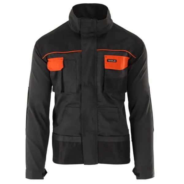 Рабочая куртка для мужчин Yato YT80905  XXL / / Черный photo 2 Рабочая куртка для мужчин Yato YT80905  XXL / / Черный photo 2