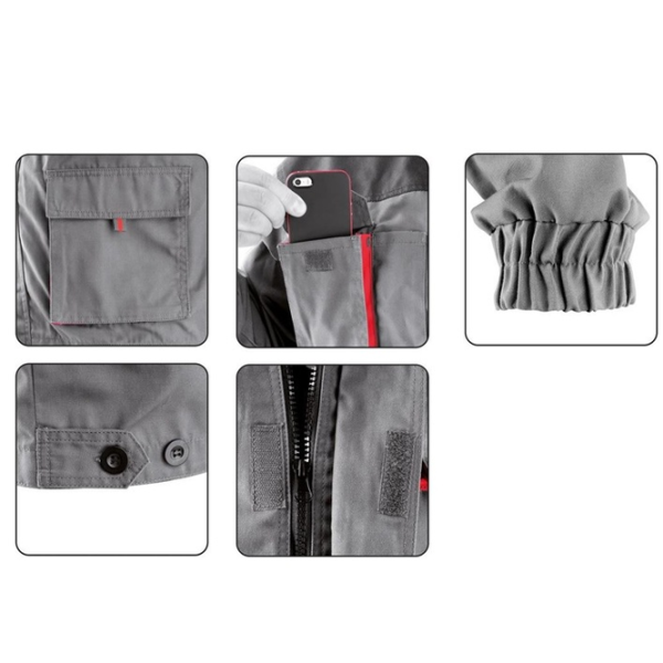 Рабочая куртка для мужчин Yato YT80281  M / / Grey photo 2 Рабочая куртка для мужчин Yato YT80281  M / / Grey photo 2