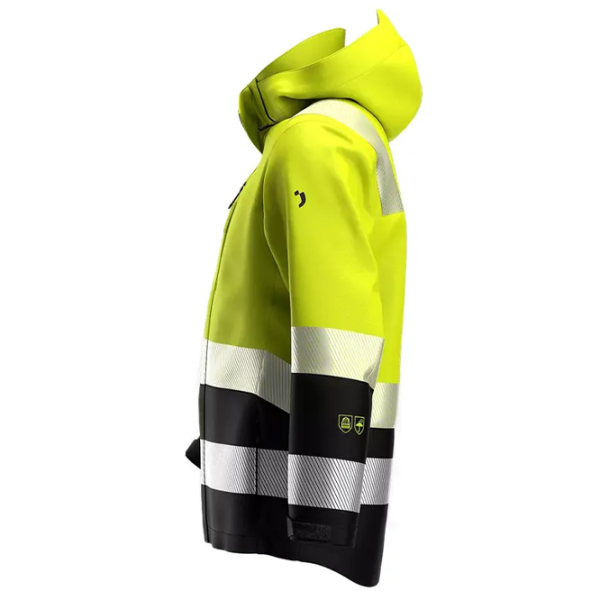 Рабочая куртка для мужчин SAFETY JOGGER SCUTI HIVIS S / / Yelow photo 4 Рабочая куртка для мужчин SAFETY JOGGER SCUTI HIVIS S / / Yelow photo 4
