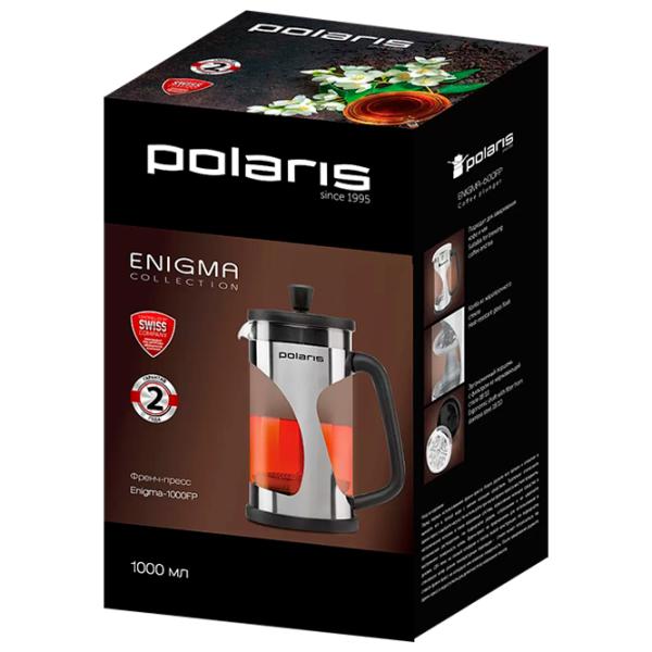 Френч-пресс Polaris Enigma-1000FP 1л / Черный photo 6