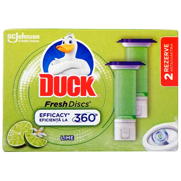 Odorizant de toaletă Duck Fresh Discs 0.072l photo 1