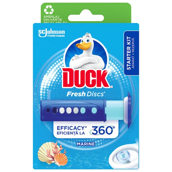 Odorizant de toaletă Duck Fresh Discs 0.036l photo 1