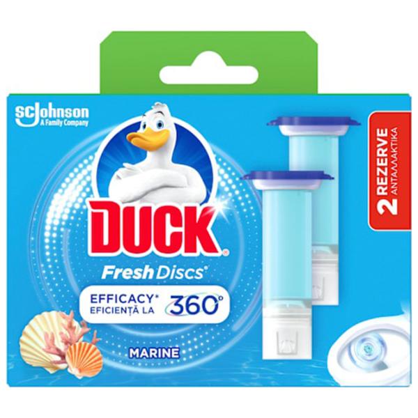 Odorizant de toaletă Duck Fresh Discs 0.072l photo 1