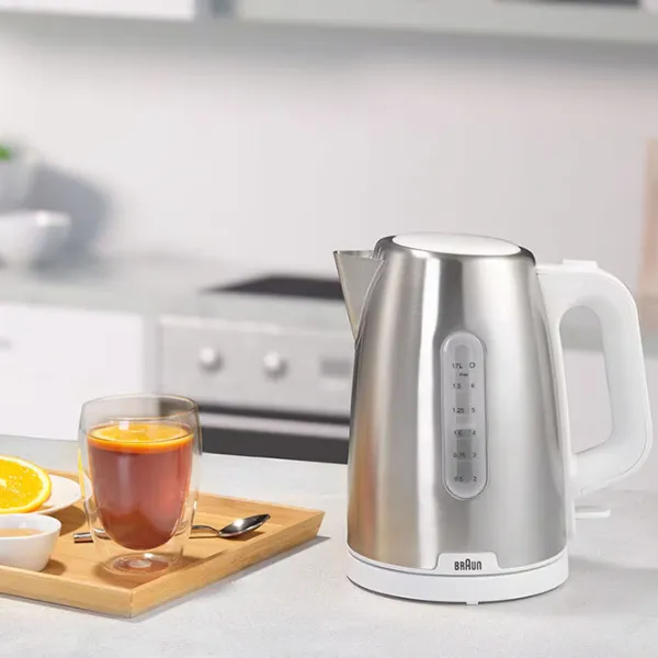 Электрочайник Braun WK1500WH 1.7л / Скрытый / Белый photo 5