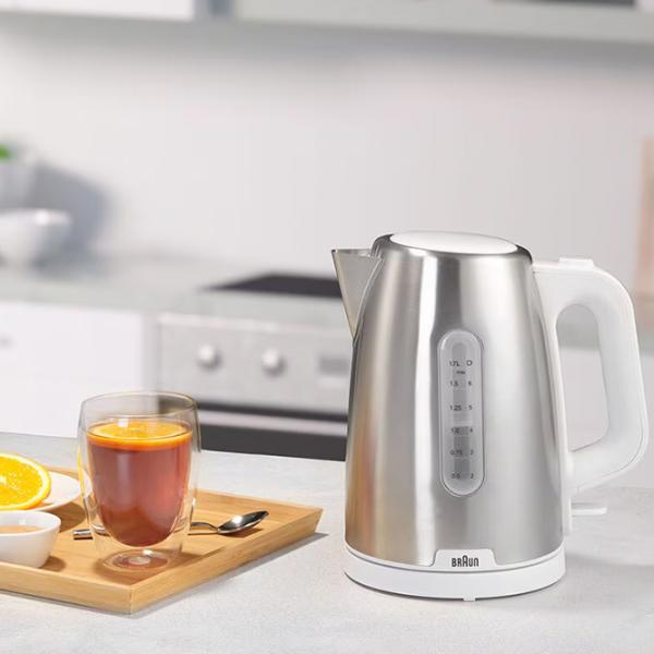 Электрочайник Braun WK1500WH 1.7л / Скрытый / Белый photo 5