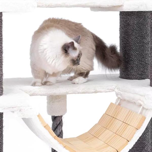 Когтеточка для кошек Petrebels Lucky Bastards Lookout  / Напольная / Off White photo 2