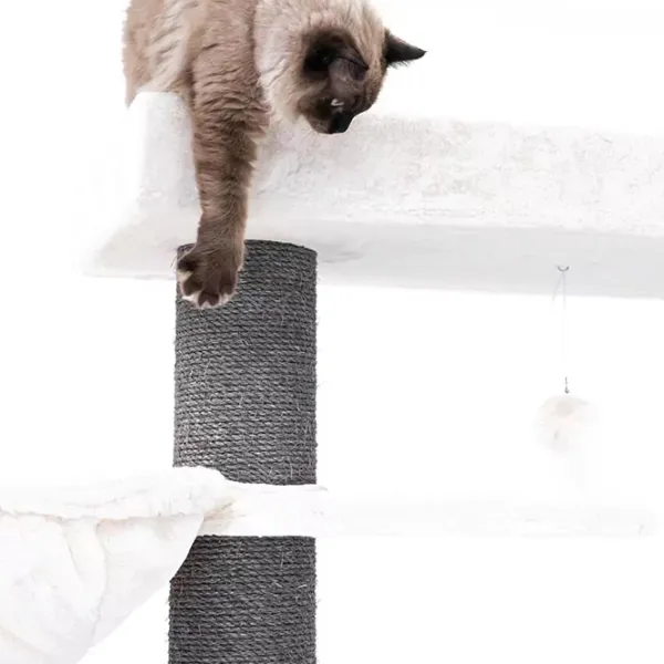 Когтеточка для кошек Petrebels Lucky Bastards Lookout  / Напольная / Off White photo 3