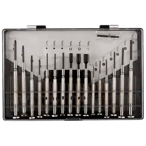 Set șurubelnițe de precizie Rexant 12-6051 Cantitatea în set: 16 photo 1