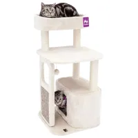 Когтеточка для кошек Petrebels Little Rebels Little Rock   / Напольная / Кремовый