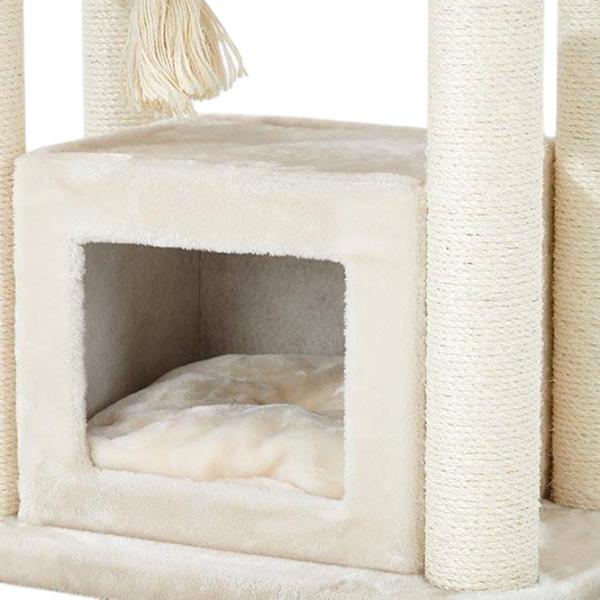 Когтеточка для кошек Petrebels Sweet Petit Villa  / Напольная / Кремовый photo 2 Когтеточка для кошек Petrebels Sweet Petit Villa  / Напольная / Кремовый photo 2