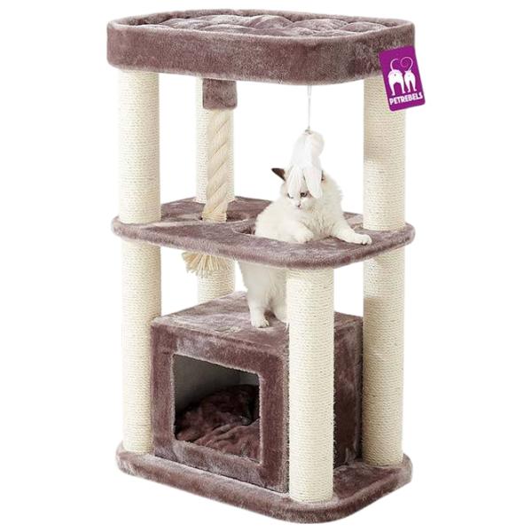 Когтеточка для кошек Petrebels Sweet Petit Villa  / Напольная / Cappuccino photo 1 Когтеточка для кошек Petrebels Sweet Petit Villa  / Напольная / Cappuccino photo 1