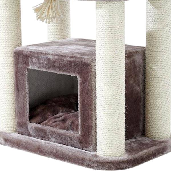 Когтеточка для кошек Petrebels Sweet Petit Villa  / Напольная / Cappuccino photo 3 Когтеточка для кошек Petrebels Sweet Petit Villa  / Напольная / Cappuccino photo 3