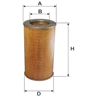 Воздушный фильтр Wix Filters WA6118 WX-WA6118