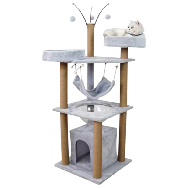 Когтеточка для кошек Cat Tree 015   / Напольная / Grey photo 1