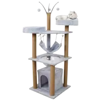 Когтеточка для кошек Cat Tree 015   / Напольная / Grey