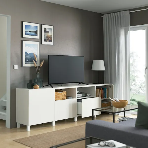 Comodă TV Ikea Besta 74 x 240 x 42 / MDF photo 3