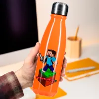 Sticlă pentru apă Fan Paladone Minecraft Orange photo 2