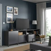 Тумба под телевизор Ikea Besta 74 x 240 x 42см / ДСП photo 2