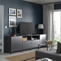 Тумба под телевизор Ikea Besta 74 x 240 x 42см / ДСП photo 3