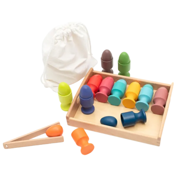 Joc de masă Baby Mix Montessori Egg Puzzle 1+/ Dezvoltare photo 1